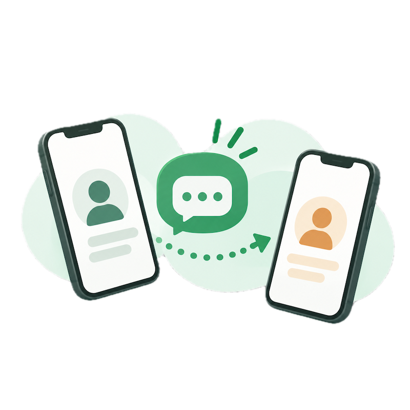 LINEから紹介するイメージ